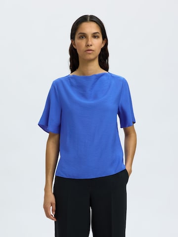 SELECTED FEMME Blouse in Blauw: voorkant
