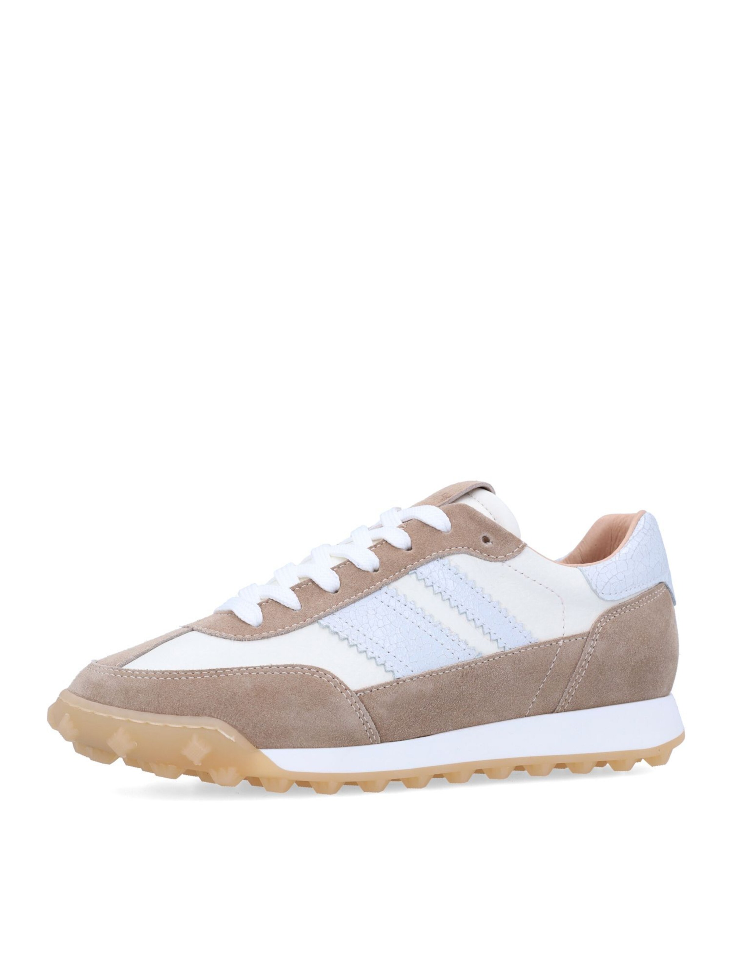 MANFIELD Sneaker in 36 in camel / hellblau / weiß, Produktansicht