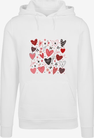 Sweat-shirt F4NT4STIC en blanc : devant