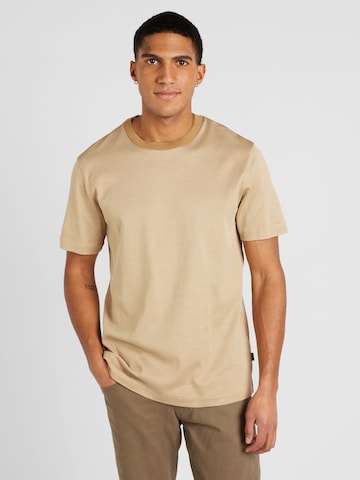 BOSS Black Bluser & t-shirts 'Tiburt 426' i beige: forside