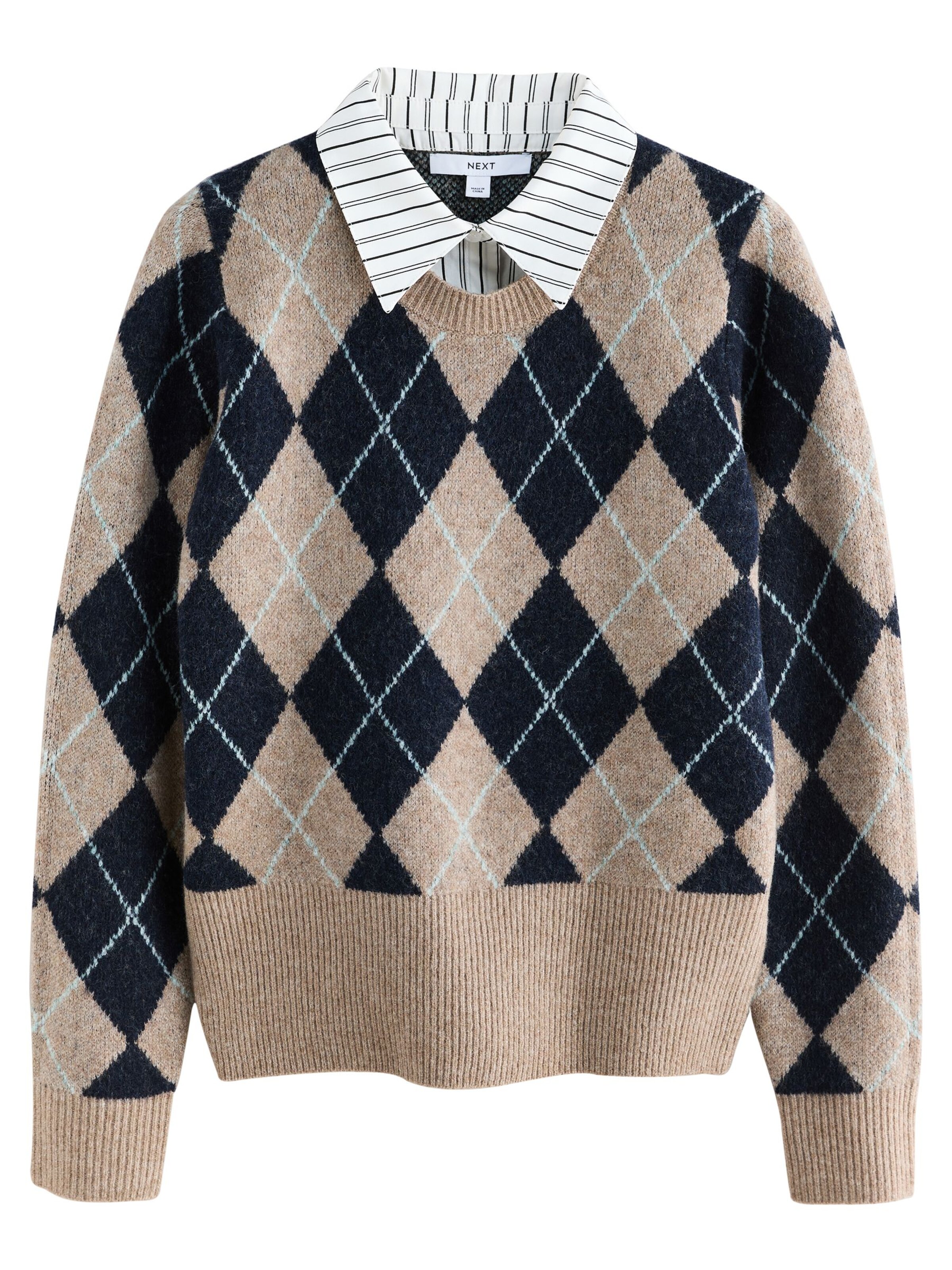 Next Sweater in Blue: front