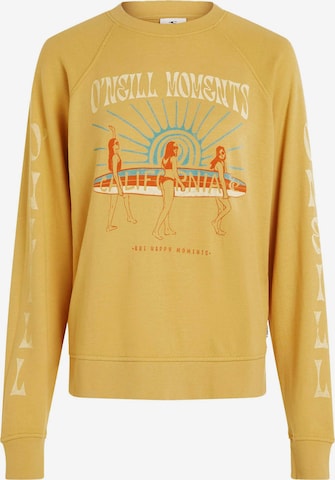 Sweat-shirt O'NEILL en jaune : devant