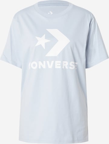 T-Shirt CONVERSE en bleu : devant