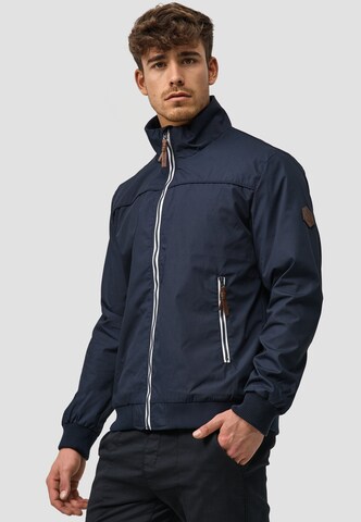 INDICODE JEANS Übergangsjacke 'Ivano' in Blau