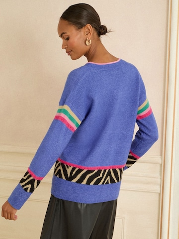 love & roses Pullover i blå