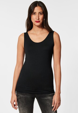 STREET ONE Top in Schwarz: Vorderseite