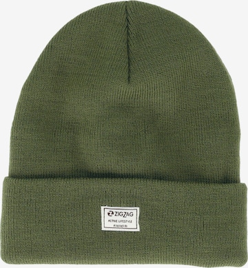 ZigZag Athletic Hat 'Rizzo' in Green: front