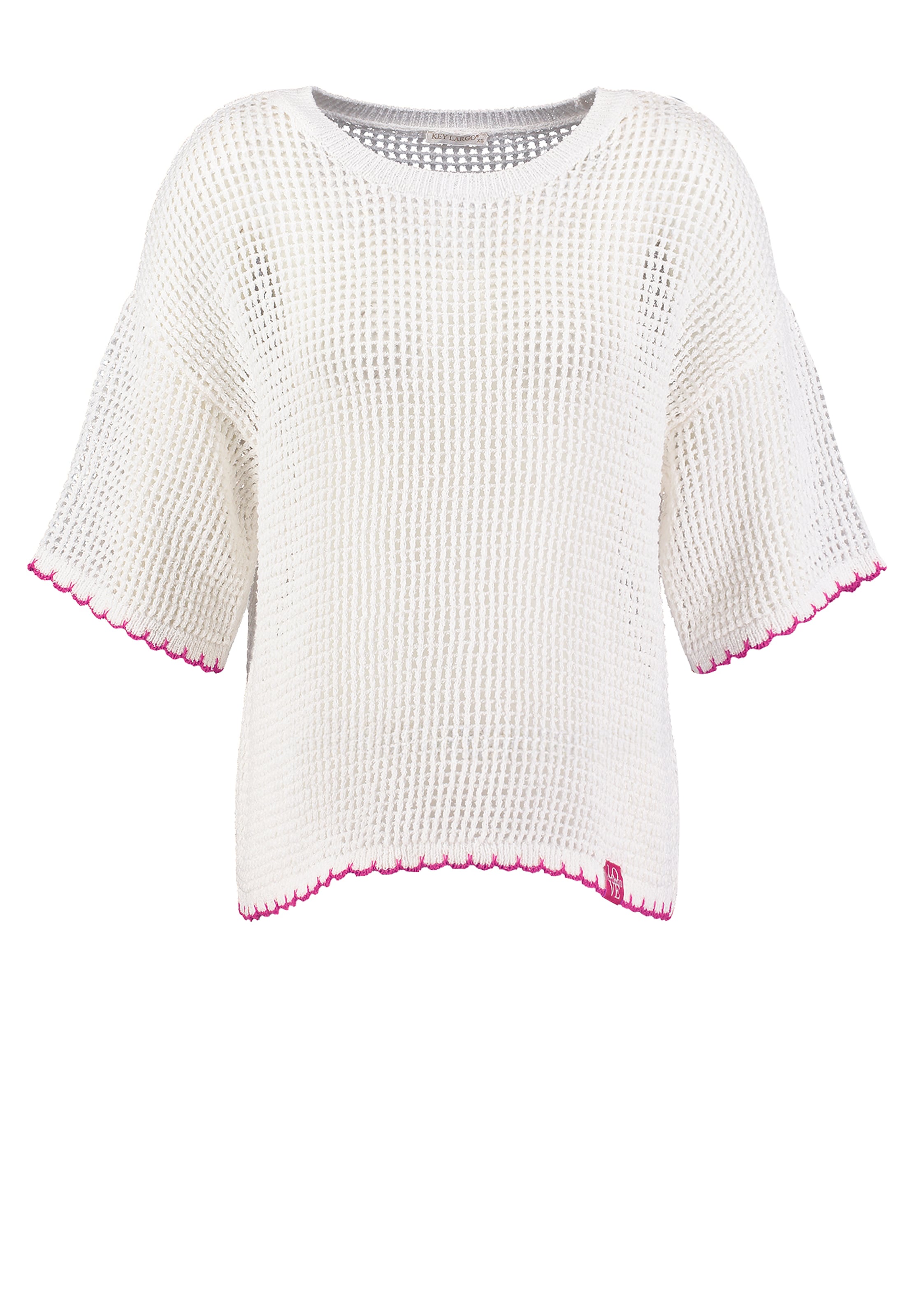 Key Largo Pulóver ' Harbour ' - fehér: elől
