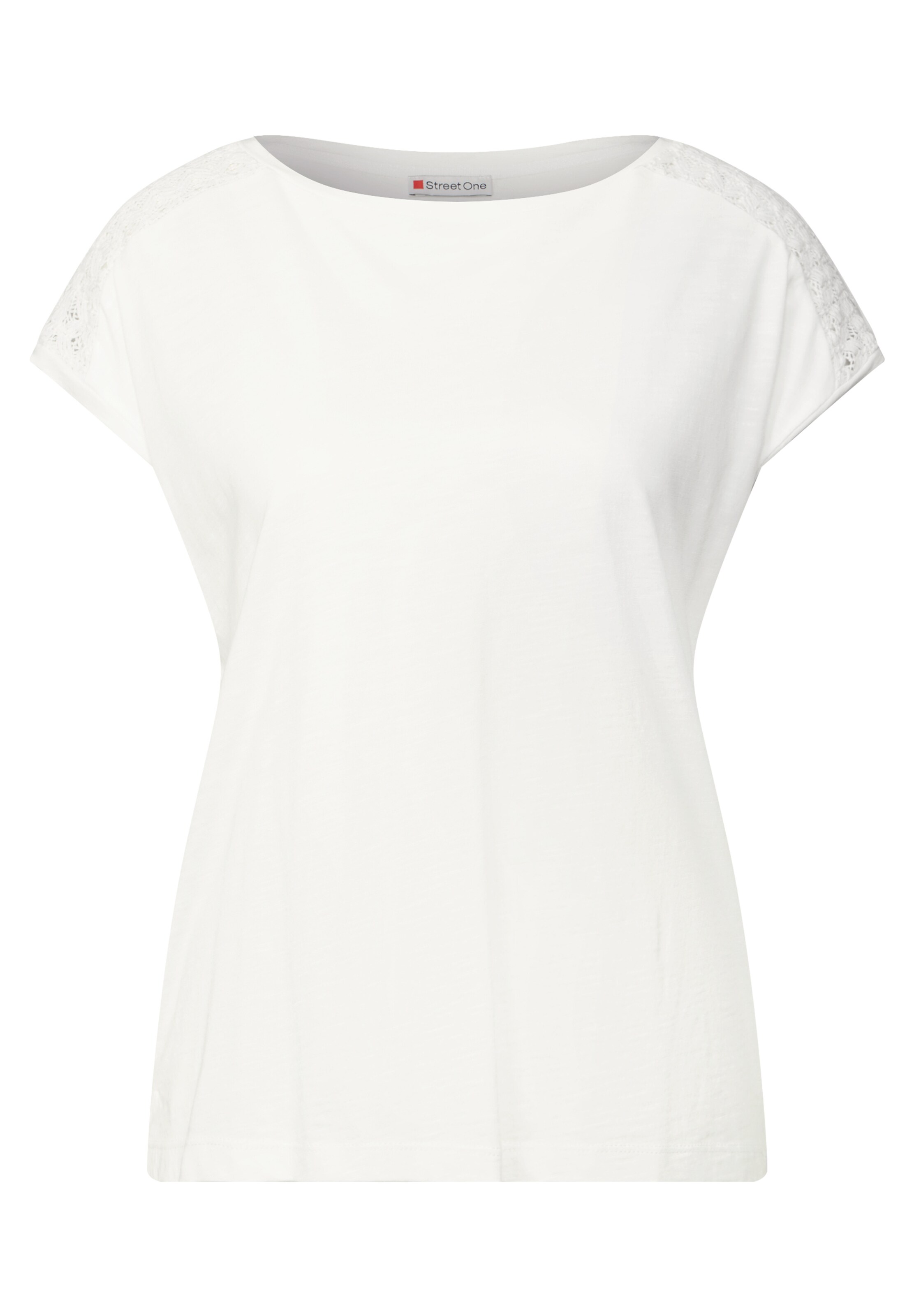 STREET ONE Shirt in White: front