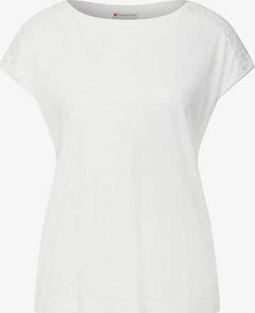 STREET ONE Shirt in White: front