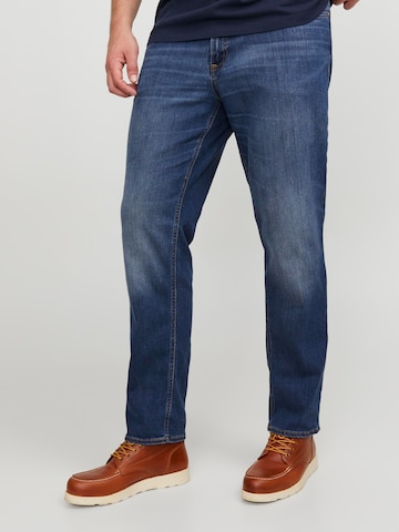 Jack & Jones Plus Slimfit Jeans 'JJTim' i blå: forside