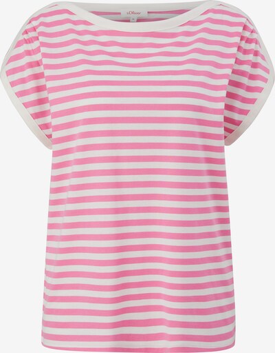 Marškinėliai iš s.Oliver, spalva – rožinė / balta, Prekių apžvalga
