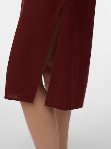 Robe-chemise 'VMMymilo' VERO MODA en rouge