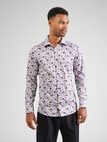 ETON Slim fit Overhemd in Lila: voorkant
