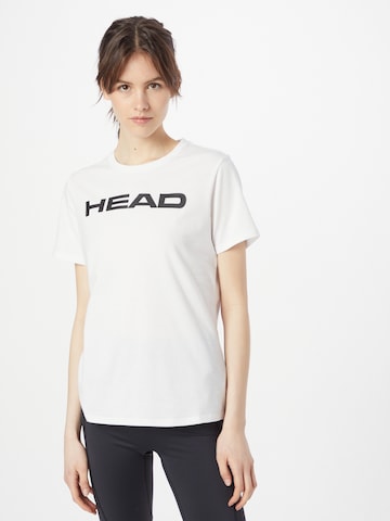 HEAD Λειτουργικό μπλουζάκι σε λευκό: μπροστά