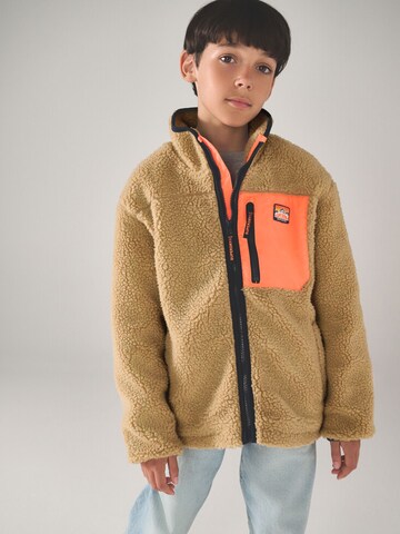 Superdry - Chaqueta polar en beige: frente