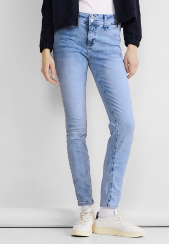 STREET ONE Slim fit Jeans in Blue: front