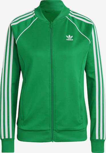 ADIDAS ORIGINALS Sweat jacket 'Adicolor Classics' in Green / White, Item view