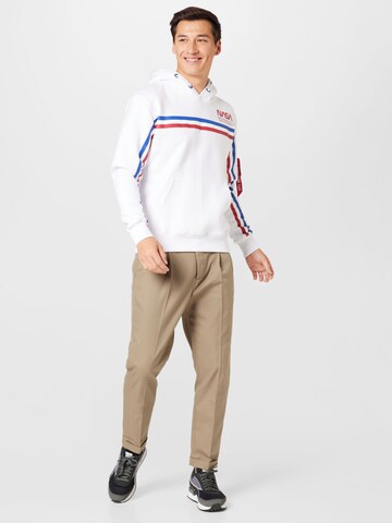 ALPHA INDUSTRIES Sweatshirt 'NASA ISS' in Weiß