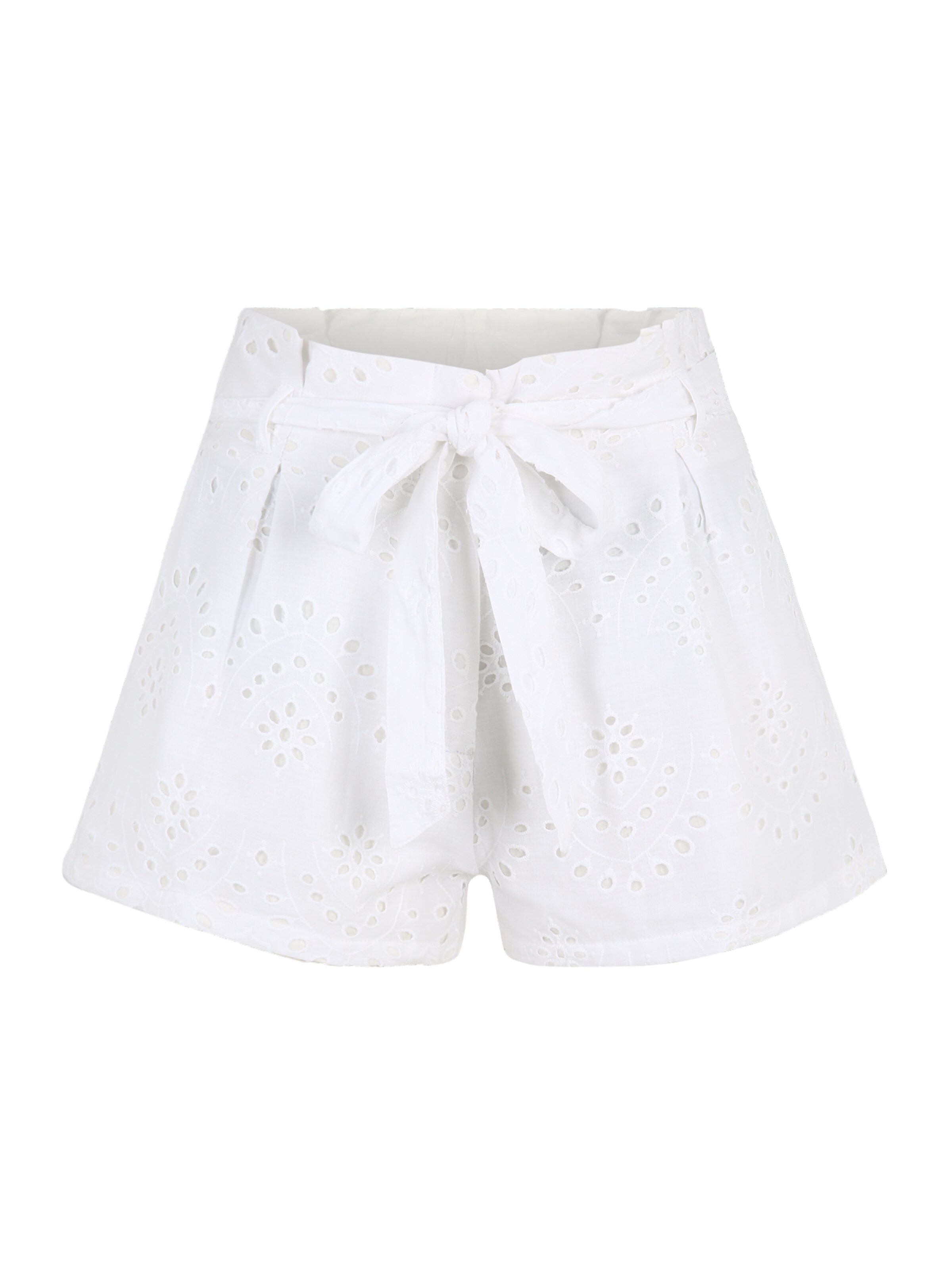 Frauen Große Größen Missguided Petite Shorts in Weiß - UY96699
