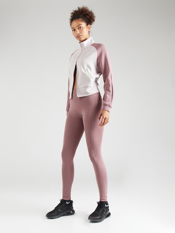 NIKE Skinny Παντελόνι φόρμας 'Epic Fast' σε ροζ