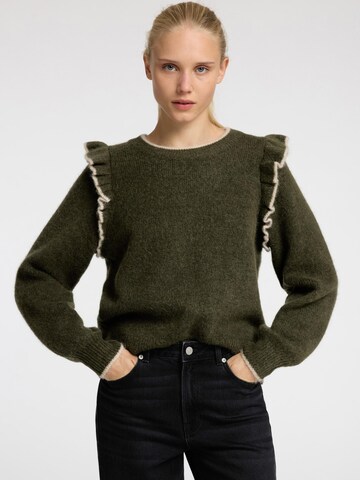 Pullover di SELECTED in verde: frontale