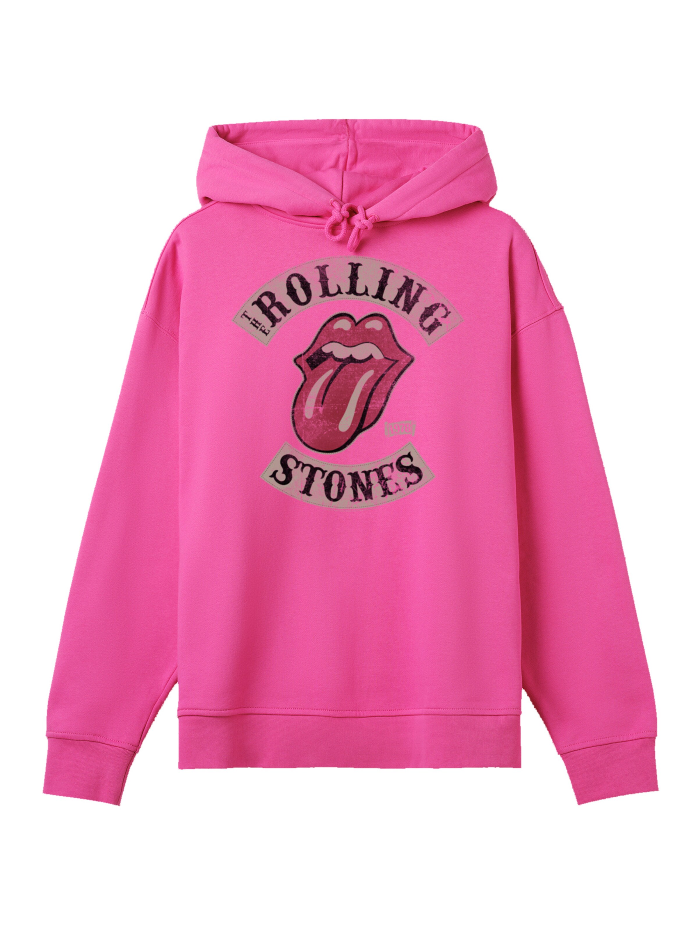 F4NT4STIC Sweatshirt 'The Rolling Stones Tour '78' in Pink: Vorderseite