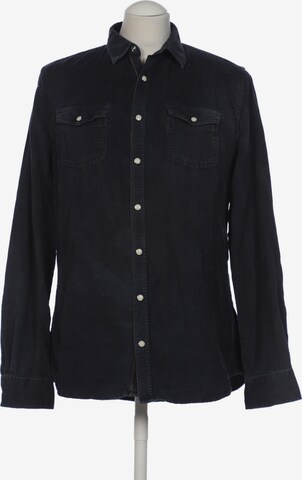 emilioadani Button Up Shirt in M in Blue: front