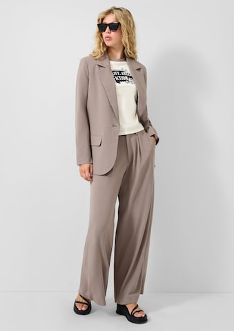 QS Wide leg Pants in Brown