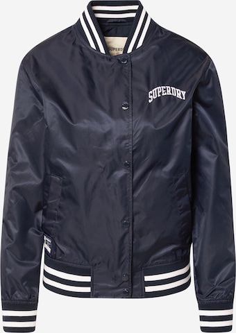 Veste mi-saison Superdry en bleu : devant