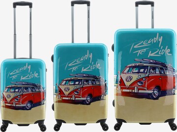 Volkswagen Suitcase Set 'Ready To Ride' in Mixed colors: front