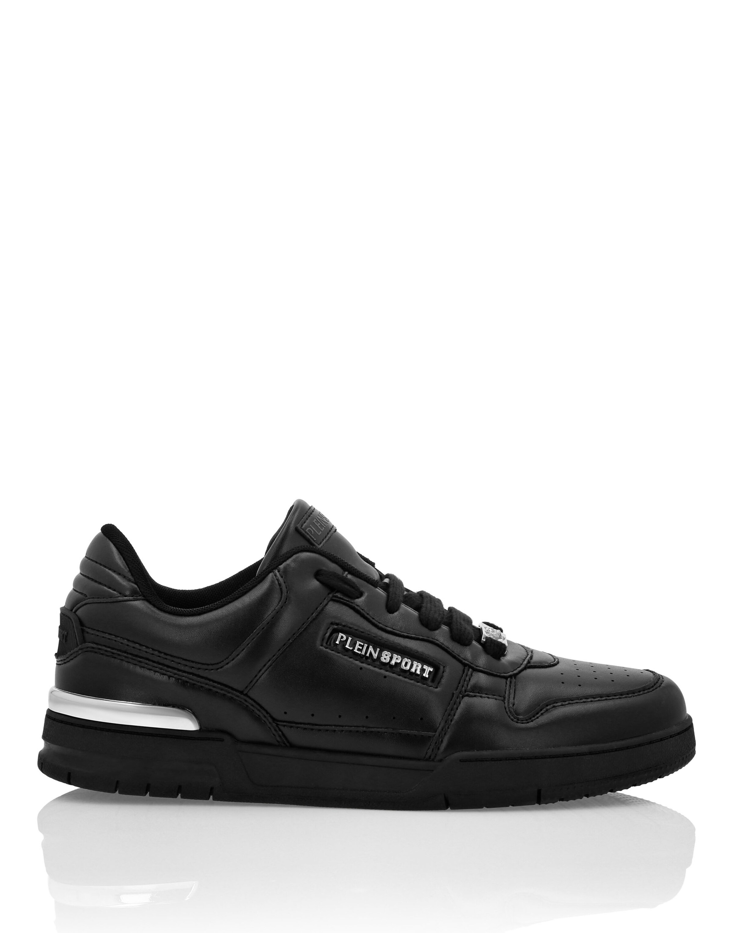 Plein Sport Sneakers laag in Zwart: voorkant