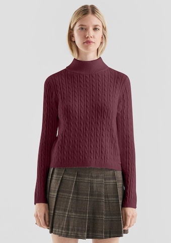 QS Pullover in Rot: Vorderseite