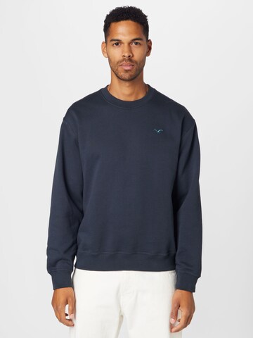 Cleptomanicx Sweatshirt 'Ligull Boxy' in Blau: Vorderseite