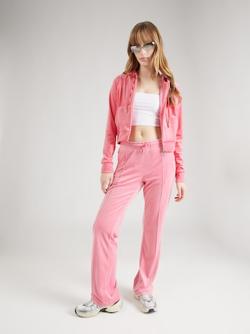 Juicy Couture Кофта на молнии 'MADISON' в Ярко-розовый