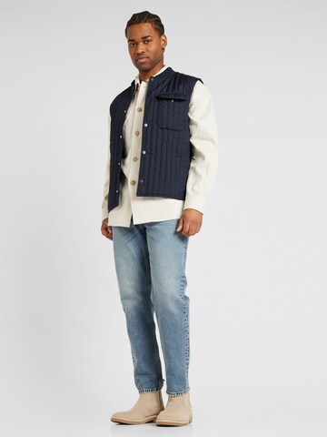 Casual Friday Vest 'OLAV' in Blue