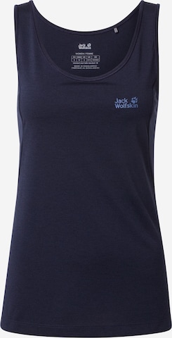 JACK WOLFSKIN Sports Top in Blue: front