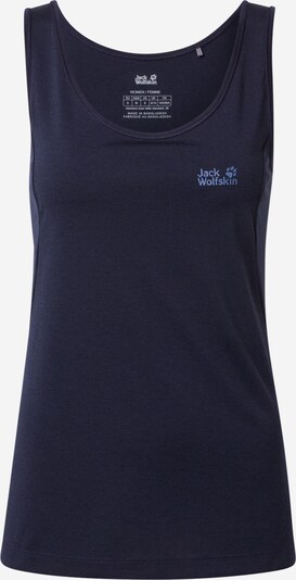 sötétkék / szürke JACK WOLFSKIN Sport top 'CROSSTRAIL TOP WOMEN', Termék nézet