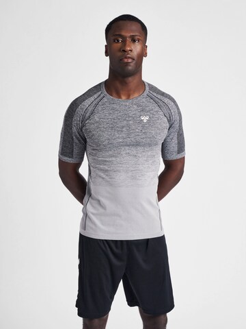Hummel Funktionsshirt in Grau: Vorderseite