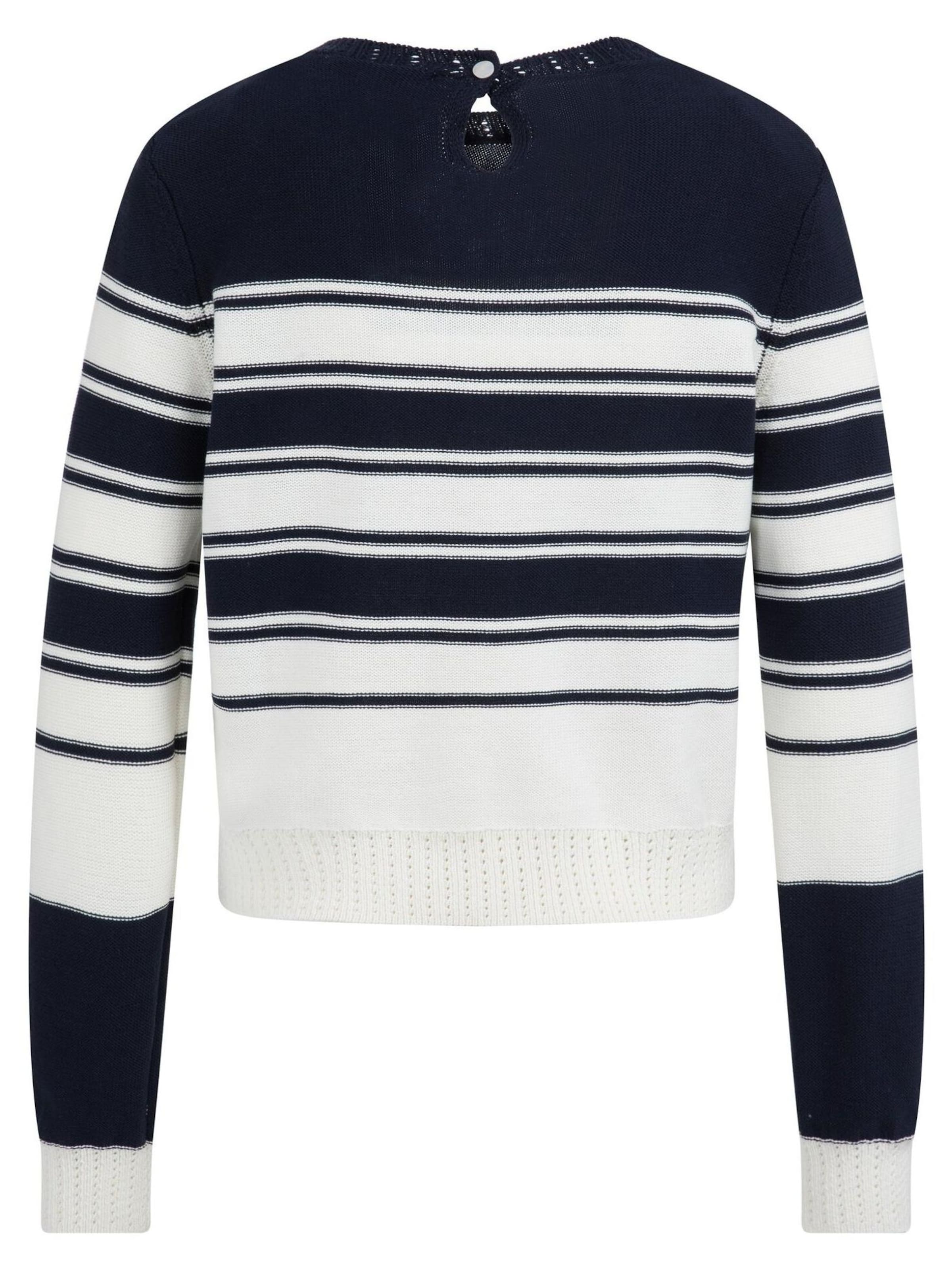 YAYA Pullover 'Gestreifter Pullover'‌ in Blau: Vorderseite