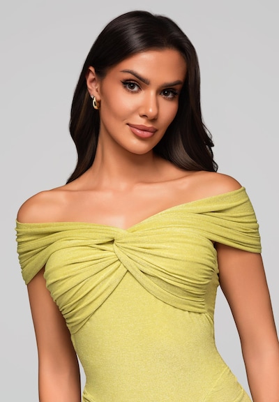 Ombre Evening Dress 'Carmen' in Limone, Item view