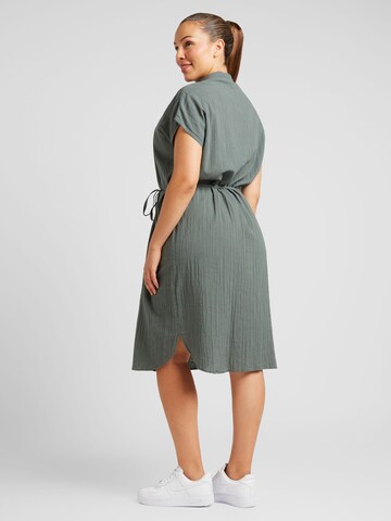 ONLY Carmakoma Shirt dress 'Tizana' in Green