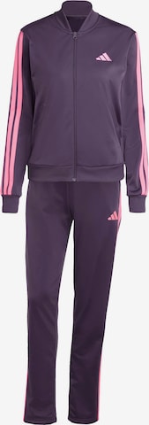 purpurinė ADIDAS SPORTSWEAR Treniruočių kostiumas 'Essentials': priekis