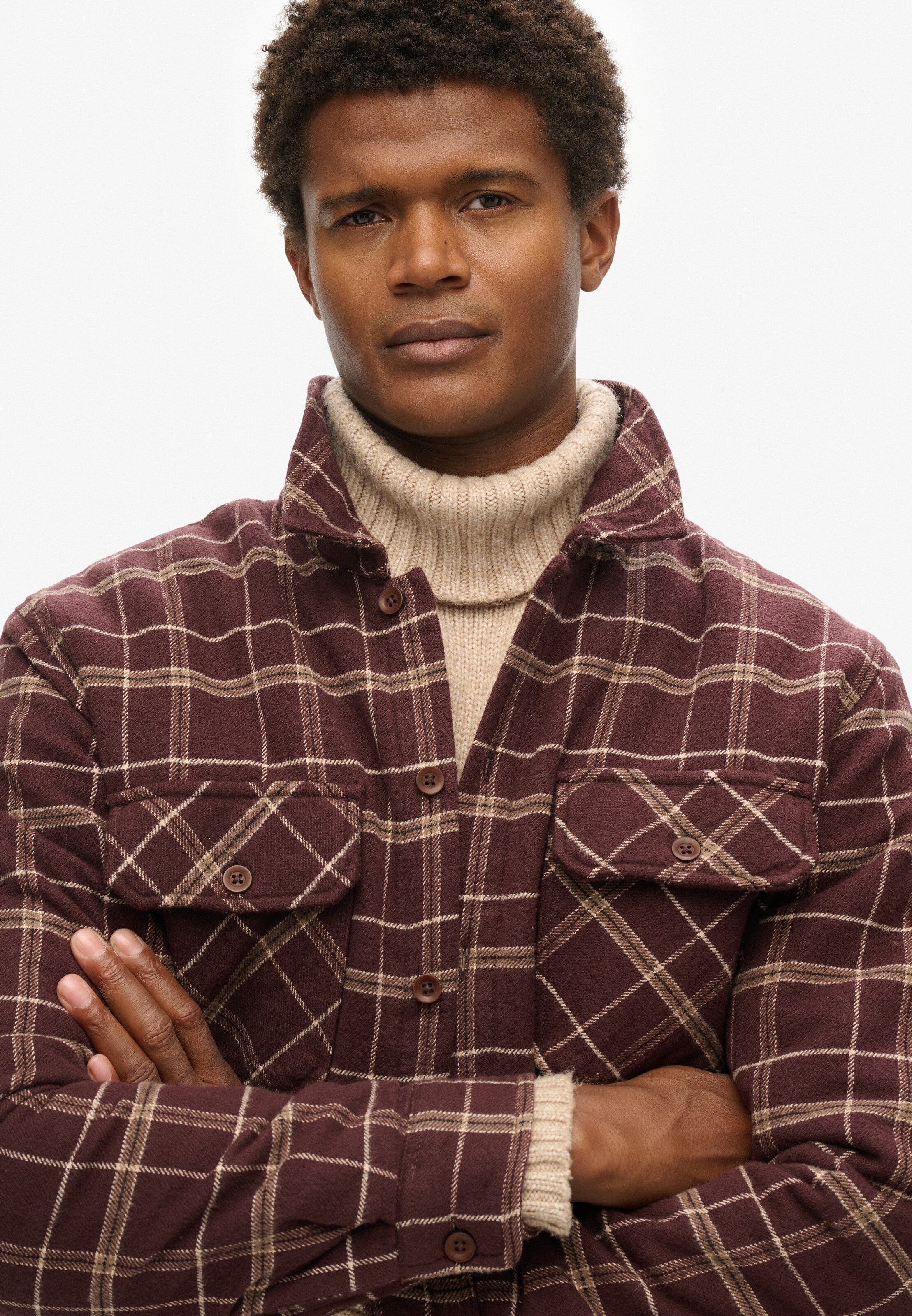 Superdry & Co Between-Season Jacket in Brown