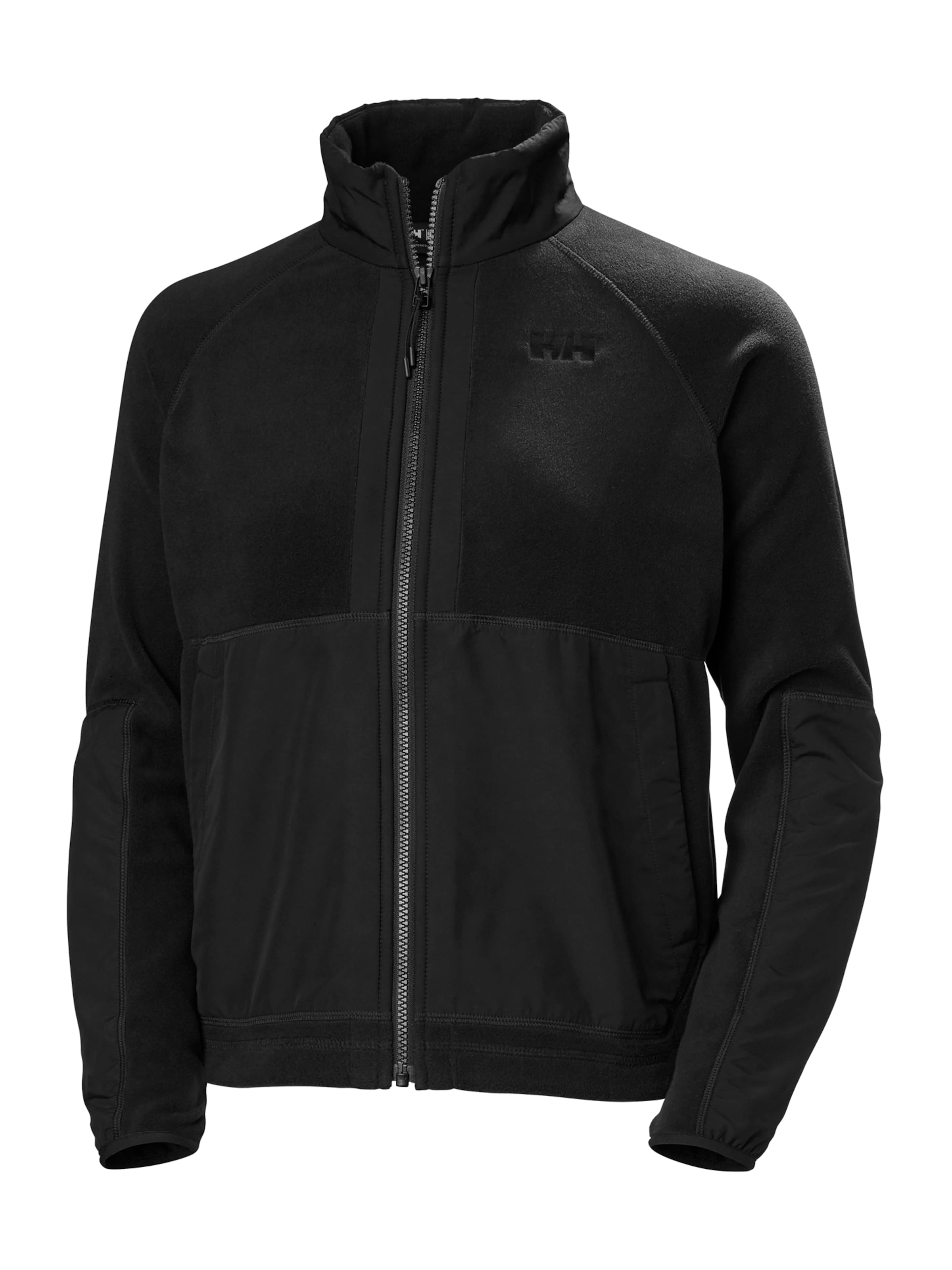 HELLY HANSEN Функционално поларено яке в черно: отпред