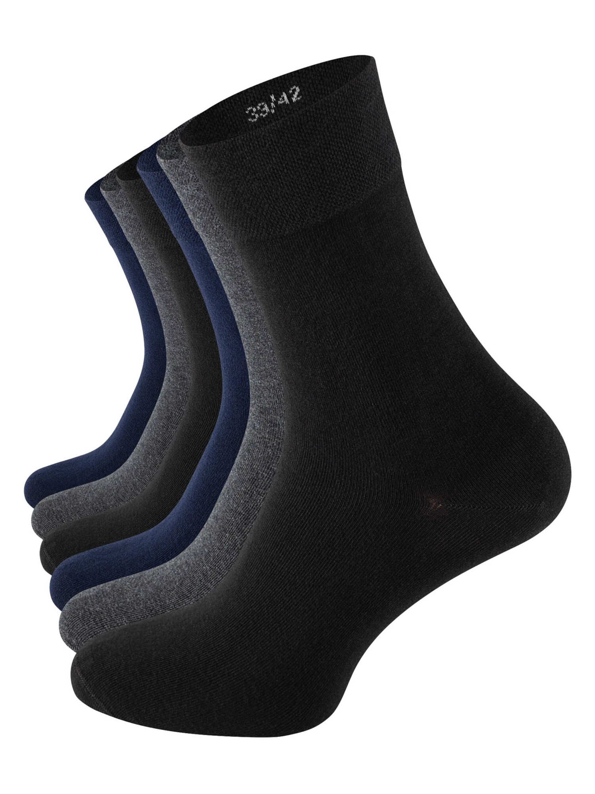 Clark Crown Socken in Blau: Vorderseite