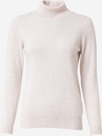 Davida Cashmere Trui in Beige: voorkant