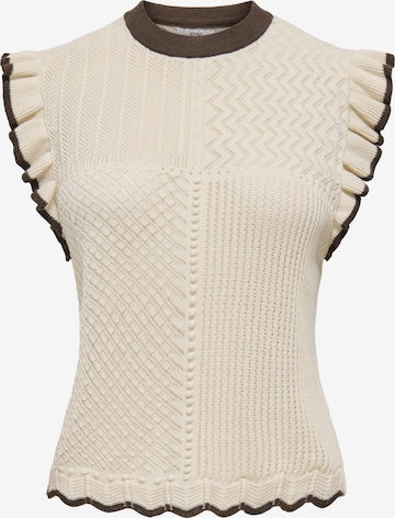 JDY Neuletoppi 'JDYVIOLET' värissä beige: etupuoli