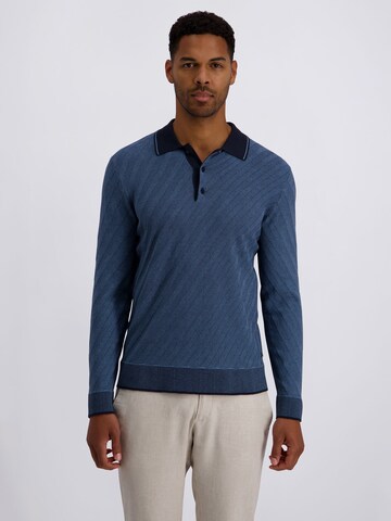 T-Shirt PIERRE CARDIN en bleu : devant