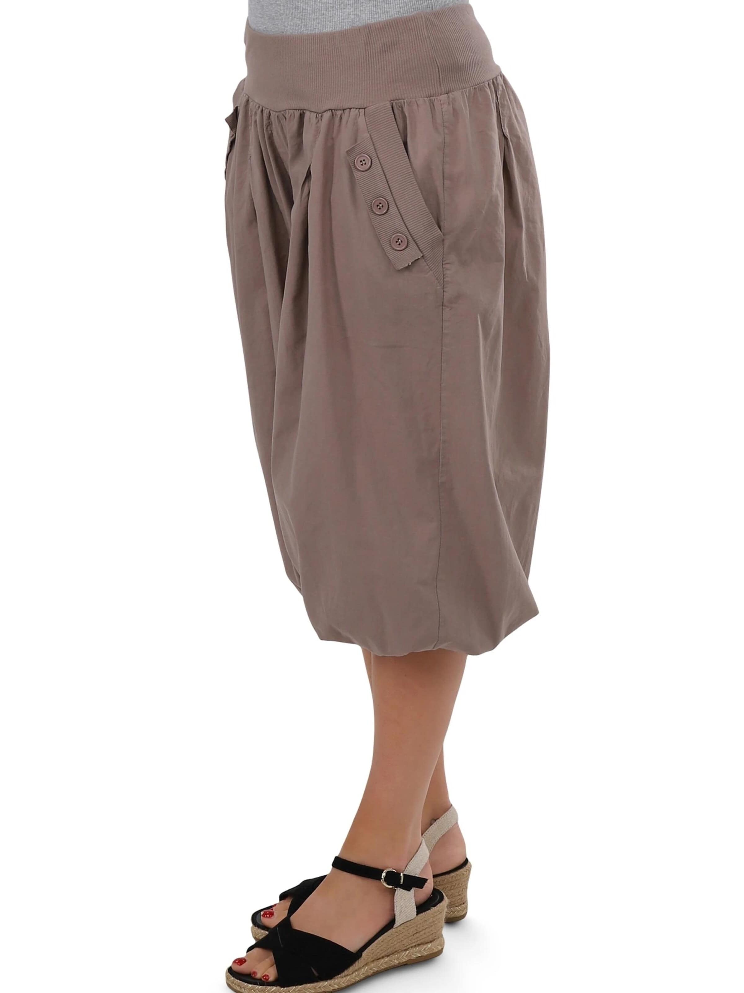 malito more than fashion Loose fit Harem Pants in Brown